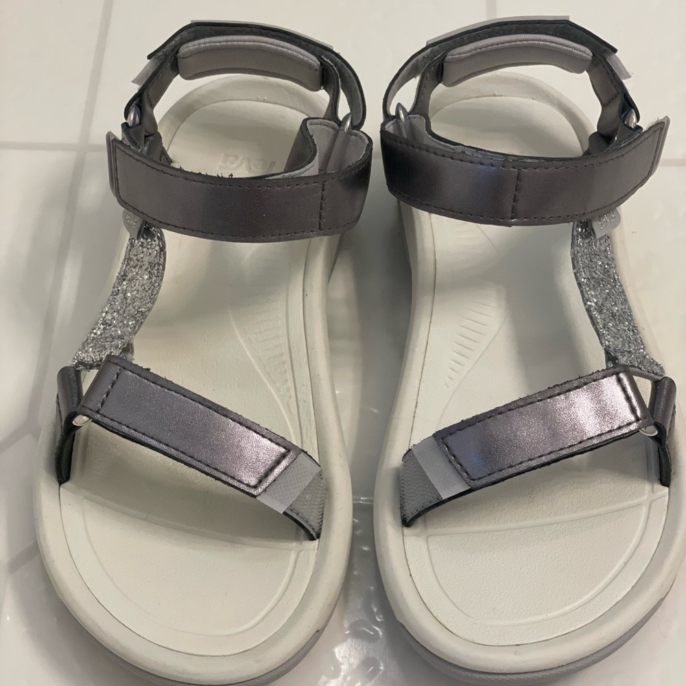 Teva x Christian Cowan Women's Hurricane XLT2 Metallic Silver Sandals